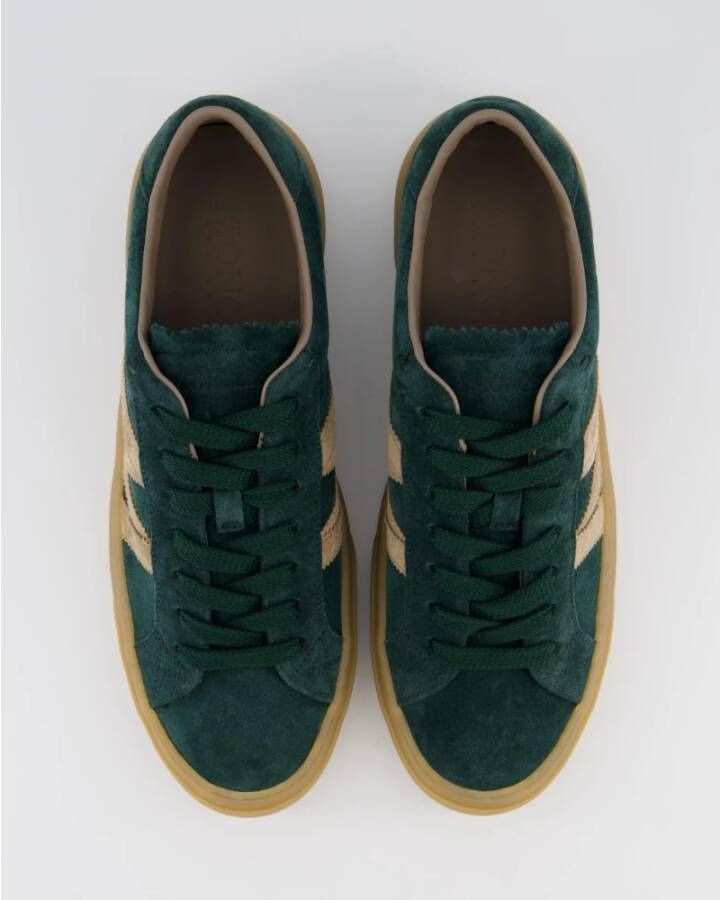 Moncler Lage Sneakers Green Heren