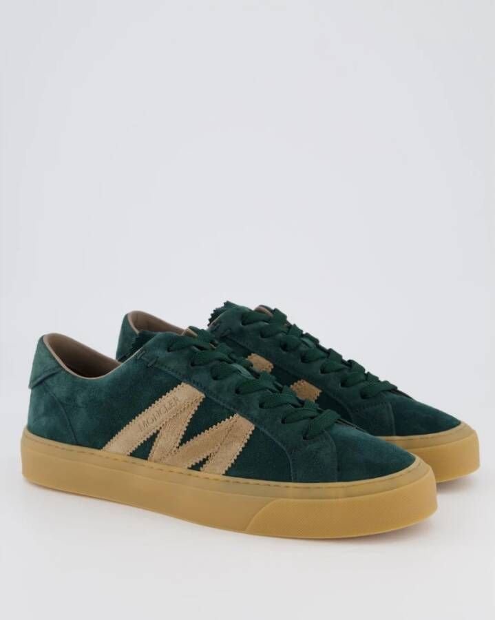 Moncler Lage Sneakers Green Heren