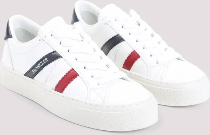 Moncler Lage Sneakers in Monaco-stijl White Dames