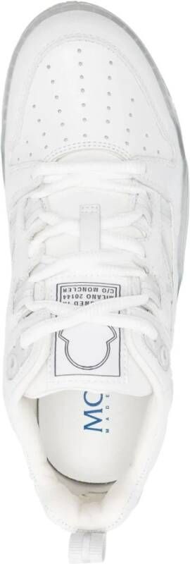 Moncler Lage Sneakers met Leren Details White Dames