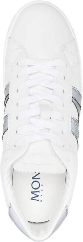 Moncler Lage Sneakers met Zijlogo Detail White Heren