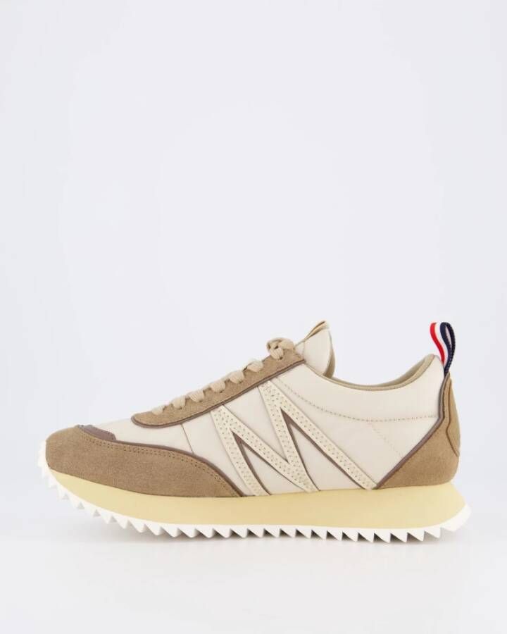 Moncler Lage Top Sneakers voor Heren Beige Heren