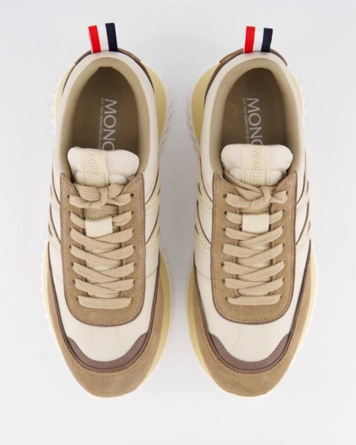 Moncler Lage Top Sneakers voor Heren Beige Heren