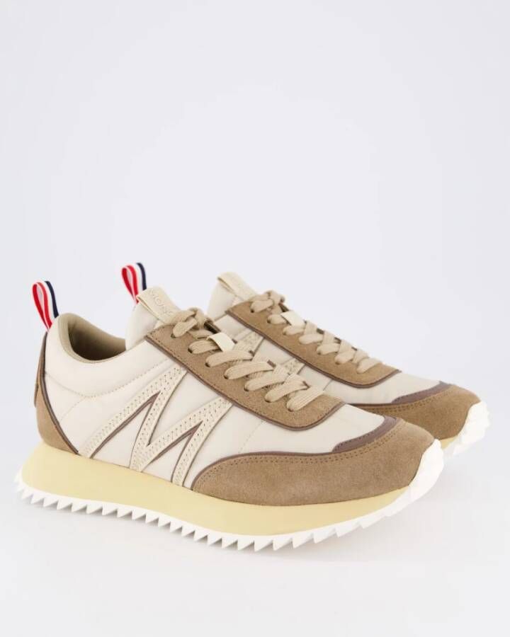 Moncler Lage Top Sneakers voor Heren Beige Heren