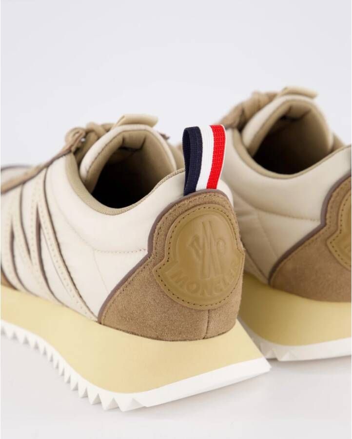 Moncler Lage Top Sneakers voor Heren Beige Heren