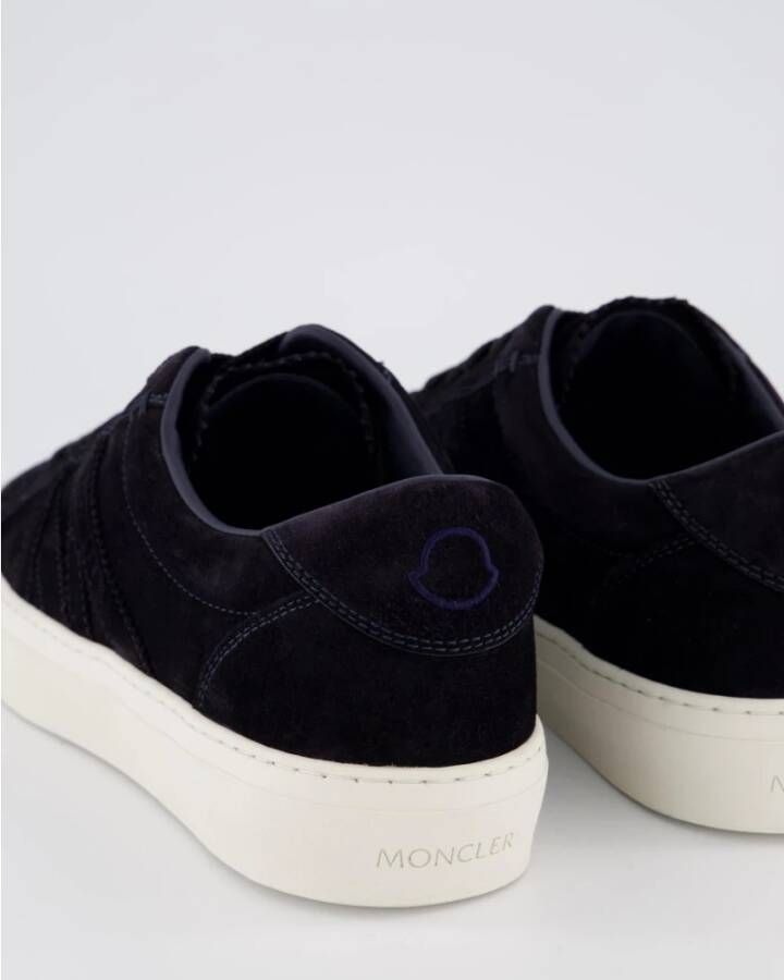 Moncler Lage Top Sneakers voor Mannen Blue Heren