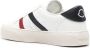 Moncler Leren lage sneakers met driekleurige banden White Dames - Thumbnail 3