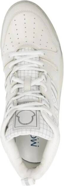 Moncler Leren sneakers met geperforeerd detail White Dames