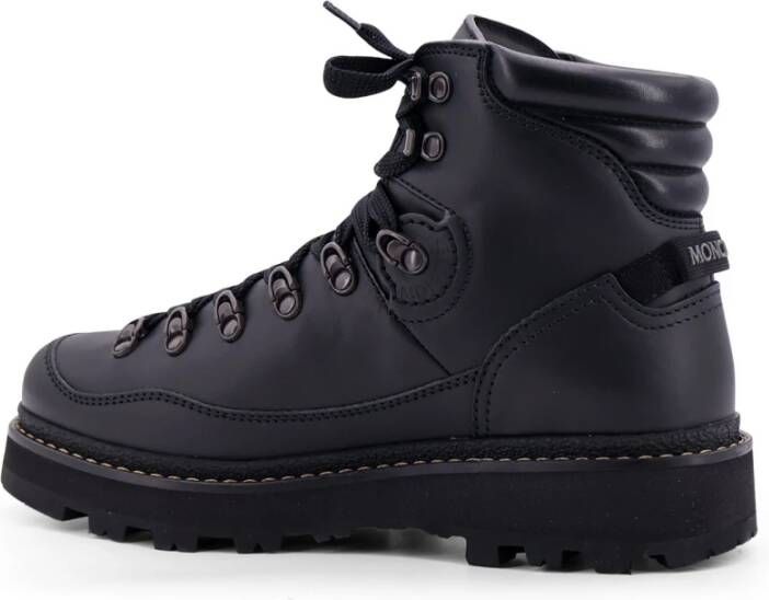 Moncler Leren Veterschoenen voor Trekking Black Heren