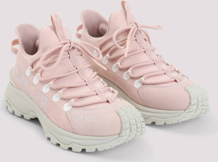 Moncler Lichtgewicht Trail Sneakers Pink Dames