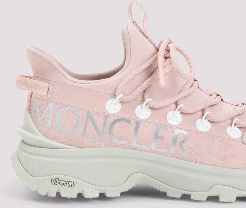 Moncler Lichtgewicht Trail Sneakers Pink Dames