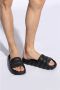 Moncler Zwarte Slide Sandalen met Dekbeddecoratie Black Heren - Thumbnail 3