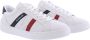 Moncler Witte Sneakers met Tricolor Accent White Heren - Thumbnail 4