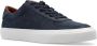 Moncler Blauwe Leren Sneakers Vetersluiting Blue Heren - Thumbnail 8