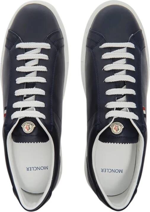 Moncler Nieuwe Monaco Marine Sneakers Blue Heren