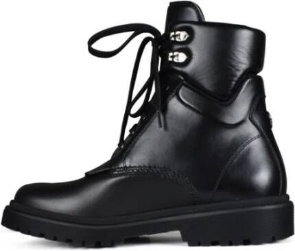 Moncler Patty Combat Boots Black Dames