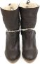 Moncler Pre-owned Leather boots Brown Dames - Thumbnail 2