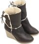 Moncler Pre-owned Leather boots Brown Dames - Thumbnail 3