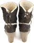 Moncler Pre-owned Leather boots Brown Dames - Thumbnail 4