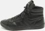 Moncler Pre-owned Leather sneakers Black Heren - Thumbnail 2