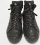 Moncler Pre-owned Leather sneakers Black Heren - Thumbnail 3