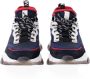 Moncler Pre-owned Leather sneakers Blue Heren - Thumbnail 3