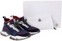 Moncler Pre-owned Leather sneakers Blue Heren - Thumbnail 8