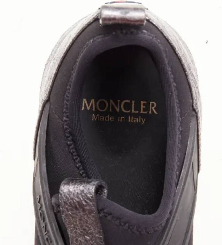 Moncler Pre-owned Leather sneakers Multicolor Dames