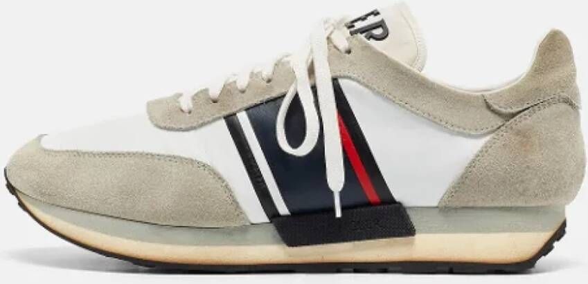 Moncler Pre-owned Leather sneakers Multicolor Dames