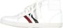 Moncler Pre-owned Leather sneakers White Heren - Thumbnail 6