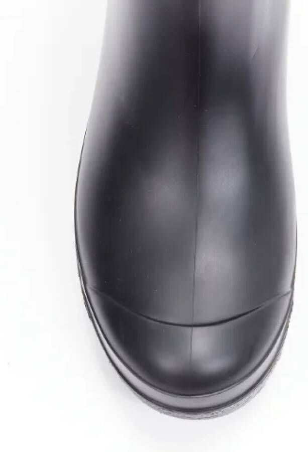 Moncler Pre-owned Rubber boots Black Dames