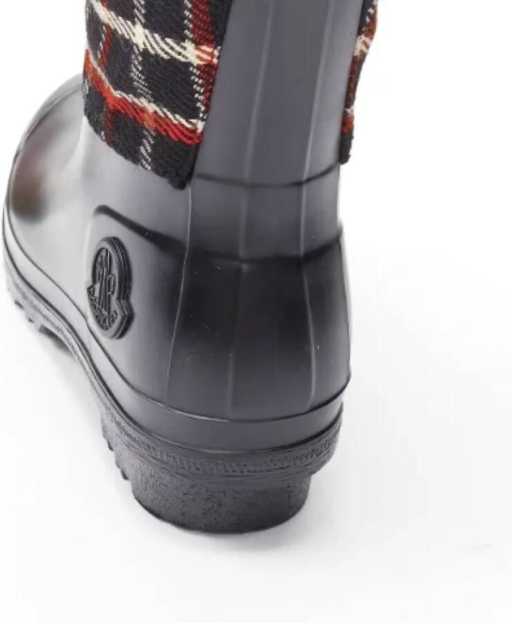 Moncler Pre-owned Rubber boots Black Dames