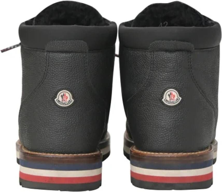 Moncler Pre-owned Rubber boots Black Heren