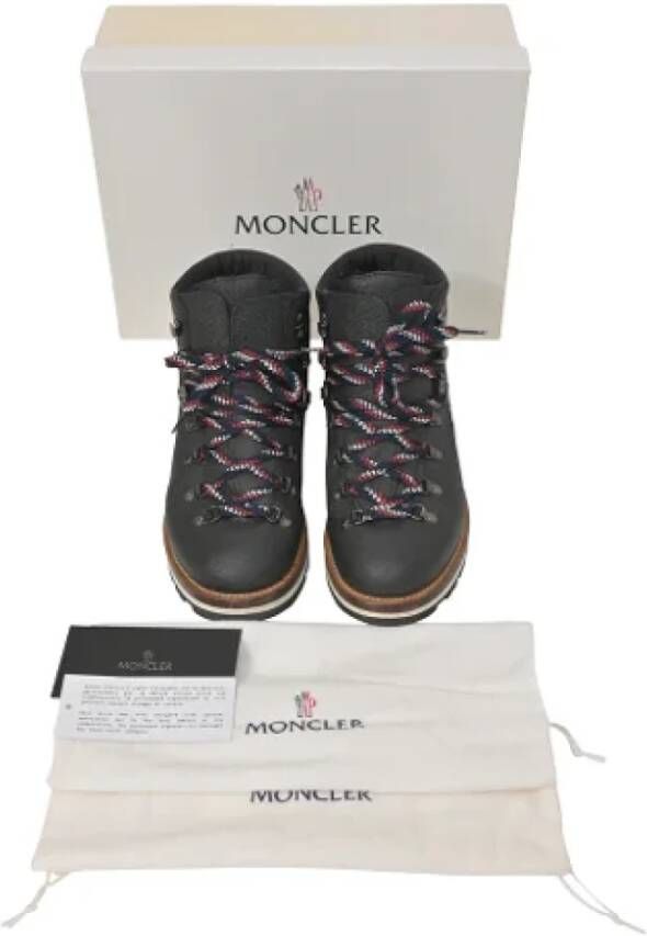 Moncler Pre-owned Rubber boots Black Heren