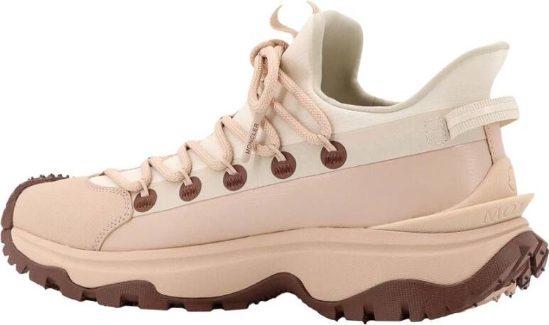 Moncler Ripstop Trail Sneakers met Vibram Sole Pink Dames