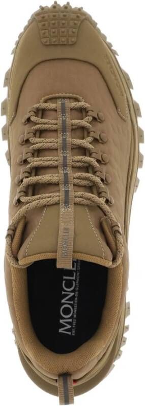 Moncler Roc Nation Trailgrip Lage Top Sneakers Beige Heren