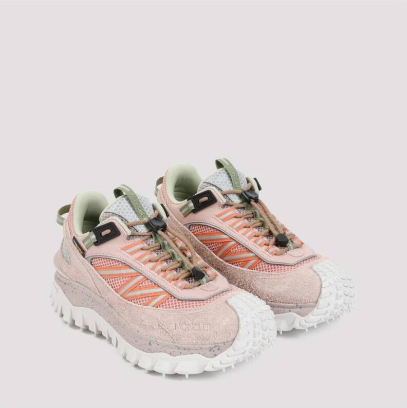 Moncler Roze & Paarse Trailgrip Sneakers Pink Dames