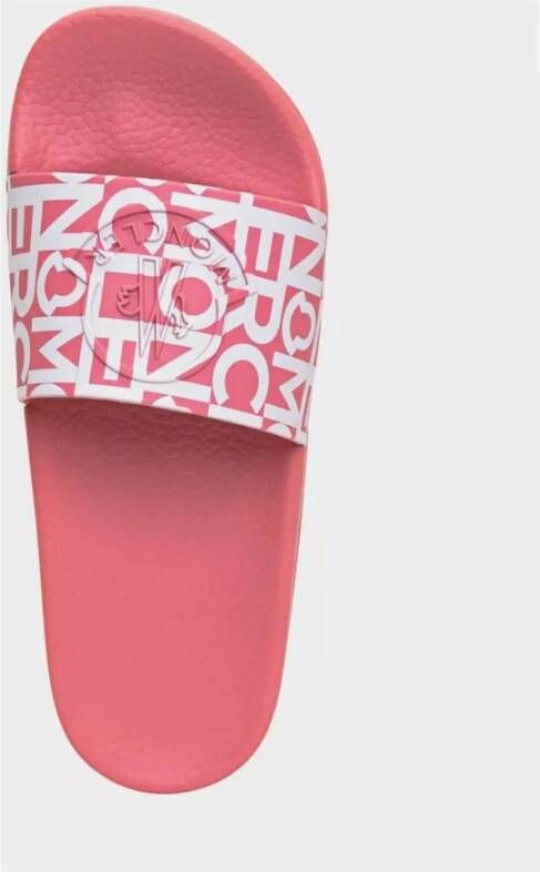 Moncler Roze Jeanne Slides met Logo Pink Dames