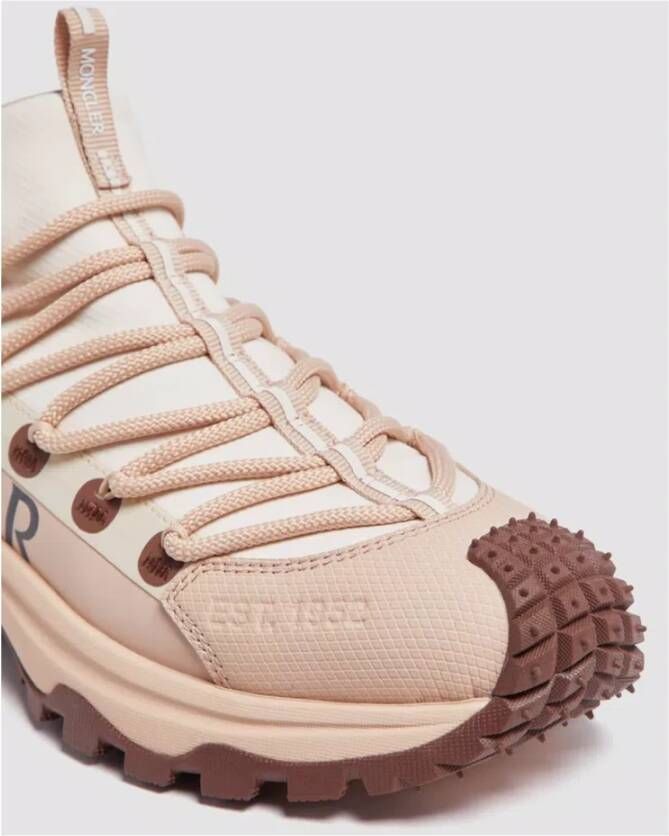 Moncler Roze Sneakers met Reflecterende Veters Pink Dames