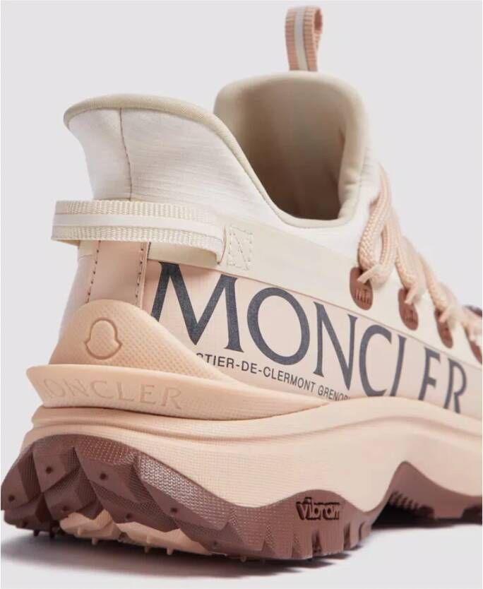 Moncler Roze Sneakers met Reflecterende Veters Pink Dames