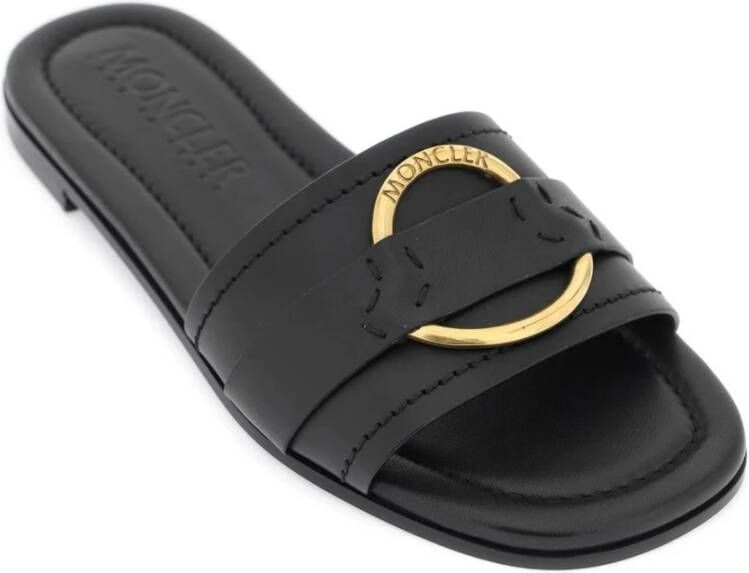 Moncler Sliders Black Dames