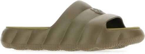 Moncler Sliders Green Heren