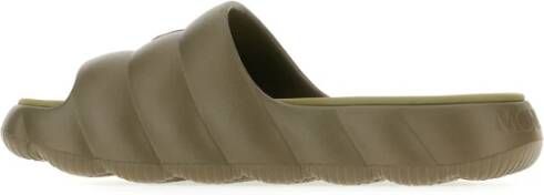 Moncler Sliders Green Heren