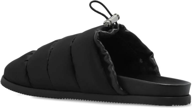 Moncler Slides Mon Pocket Black Dames