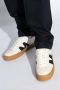 Moncler Witte Leren Sneakers Beige Heren - Thumbnail 2