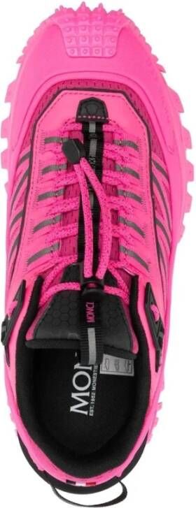 Moncler Fuchsia Trailgrip Sneakers voor modebewuste vrouwen Roze Dames