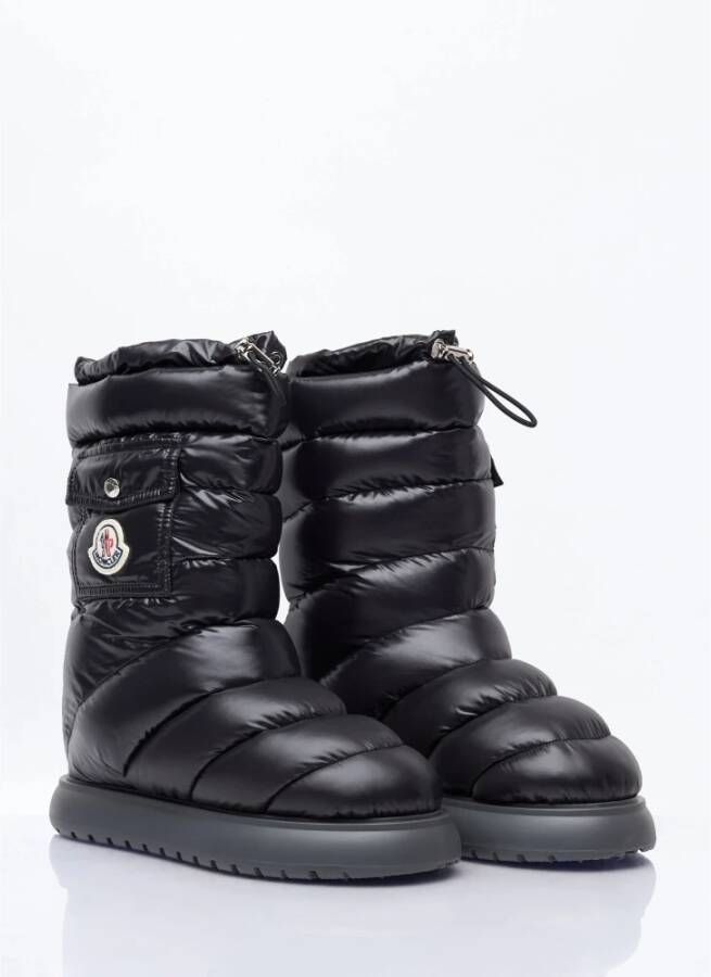 Moncler Sneeuwlaarzen met zak en trekkoord Black Dames