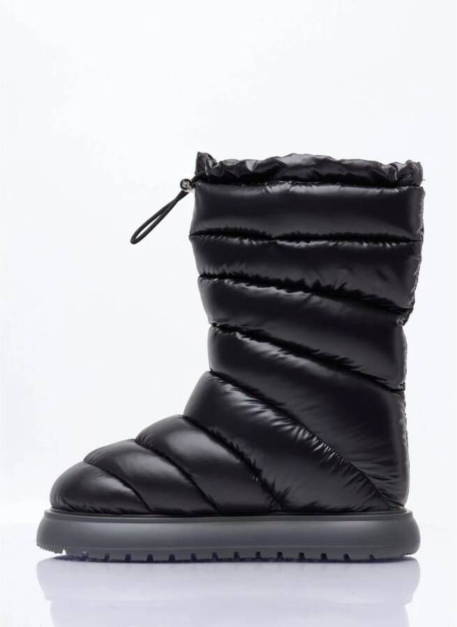 Moncler Sneeuwlaarzen met zak en trekkoord Black Dames