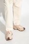 Moncler Beige Veterschoenen Paneeldesign Pink - Thumbnail 6