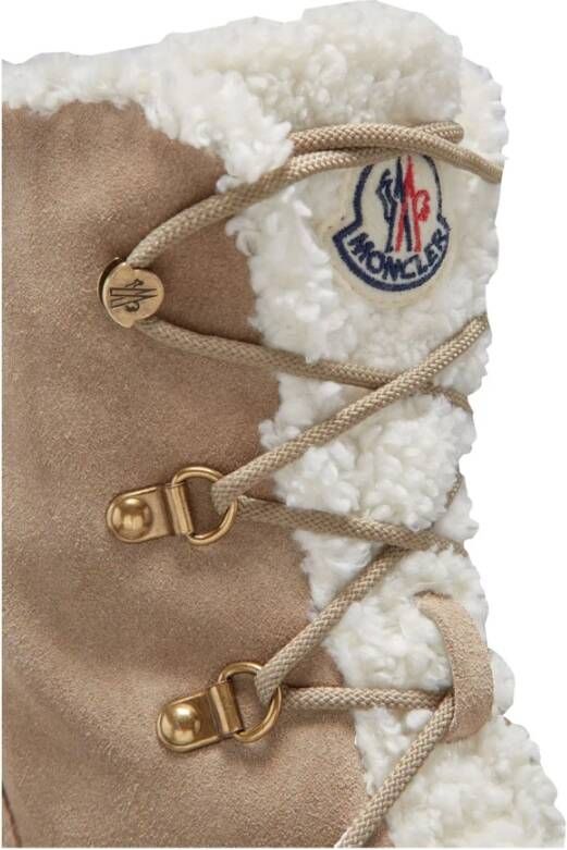 Moncler Stijlvolle Enkellaarzen Brown Dames